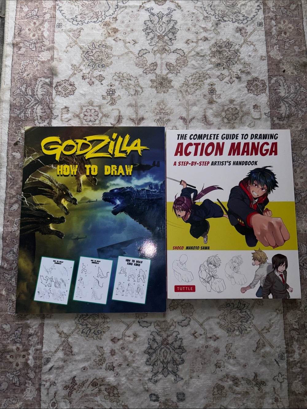 How to Draw Books - “Godzilla” & “The Complete Guide to Drawing Action Manga”